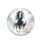 Black White Horse Holly Snowflakes - Christmas Gift for Horse Lover Spare Tire Cover - 4