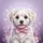 Maltese Puppy Dark Eyes Pink Checkered Bow Tie Flowers - Dog Lover Gift for Pet Owners Spare Tire Cover - 6