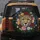 Cheetah Head Roses Daisies Wildflowers Green Leaves Foliage - Wildlife Lover Gift Spare Tire Cover - 5