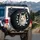 Fluffy Calico Cat Torn Paper Dimensional Rift - Cat Lover Gift Spare Tire Cover - 3