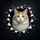 Fluffy Calico Cat Torn Paper Dimensional Rift - Cat Lover Gift Spare Tire Cover - 6