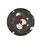 Lush Burgundy Cream Peonies Foliage - Home Decor Gift for Garden Lover Spare Tire Cover - 4