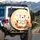 Hamster Autumn Leaves - Fall Decor Gift for Wildlife Lover Spare Tire Cover - 3