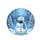 Mosaic Snowman Winter Forest Night Snowfall - Christmas Holiday Gift Spare Tire Cover - 4