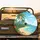 Palm Tree Bananas Tropical Beach Ocean Hibiscus Flowers - Travel Essentials Spare Tire Cover - 2