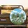 Lush Tropical Palm Trees Cloud-Filled Blue Sky - Serene Outdoor Travel Essential Spare Tire Cover - 2