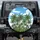 Lush Tropical Palm Trees Cloud-Filled Blue Sky - Serene Outdoor Travel Essential Spare Tire Cover - 1
