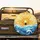 Stained Glass Sun Ocean Waves - Coastal Adventure Gift for Sea Lover Spare Tire Cover - 2