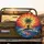Majestic Tropical Palm Tree Ocean Sunset Scene - Coastal Lifestyle Travel Essentials Gift Spare Tire Cover - 2