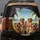 Happy Golden Retrievers Road Trip Sunglasses Palm Trees - Dog Lover Gift Spare Tire Cover - 5