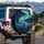 Aurora Borealis Mountain Peaks Night Sky - Nature Lover Outdoor Adventure Gift Spare Tire Cover - 3