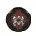Bone White Skulls Crimson Roses Green Leaves - Gothic Elegance Decor Gift Spare Tire Cover - 4