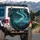 Aurora Borealis Mountain Night Sky - Outdoor Adventure Gift Spare Tire Cover - 3