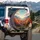 Scenic Winding Open Road Vibrant Autumn Forest Rolling Mountains - Home Decor Gift Spare Tire Cover - 3