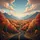 Scenic Winding Open Road Vibrant Autumn Forest Rolling Mountains - Home Decor Gift Spare Tire Cover - 6