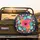 Hot Pink Orange Turquoise Lotus Flowers Botanical Tapestry - Garden Lover Gift Spare Tire Cover - 2