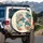 Sea Turtles Coral Marine Plants Sandy Depths Star Floral - Ocean Life Lover Gift Spare Tire Cover - 3