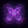 Iridescent Purple Butterflies Glowing Tendrils Cosmic Sky - Space Lover Home Decor Gift Spare Tire Cover - 6
