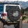 Monochrome Distressed American Flag - Independence Day Gift for Veterans Spare Tire Cover - 3