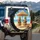 Pineapple Tropical Beach Scene - Summer Travel Accessory for Beach Lovers Spare Tire Cover - 3