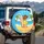 Yellow Duck Cowboy Hat Surfboard - Summer Beach Travel for Surfer Spare Tire Cover - 3