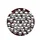 Stark White Skulls Scarlet Red Black Tartan Plaid - Automotive Decor Gift Spare Tire Cover - 4