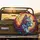 Cat Head Stained Glass Profile with Sunburst - Home Decor Gift for Cat Lovers Spare Tire Cover - 2