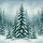 Dense Snow-Covered Pine Spruce Forest - Winter Adventure Outdoor Gear Spare Tire Cover - 6