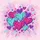 Fuchsia Aqua Purple Pink Lavender Multi-Size Hearts Cluster - Boho Lifestyle Gift Spare Tire Cover - 6