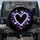 Lavender Heart Outline Scattered Purple Blue Hearts - Vehicle Decor Gift Spare Tire Cover - 1
