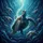 Majestic Sea Turtles Glowing Cosmic Deep Ocean - Wildlife Lover Gift Spare Tire Cover - 6