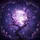 Luminous Full Moon Gnarled Branches Glowing Purple Flowers - Night Sky Decor Spare Tire Cover - 6