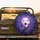Luminous Full Moon Gnarled Branches Glowing Purple Flowers - Night Sky Decor Spare Tire Cover - 2