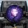Luminous Full Moon Gnarled Branches Glowing Purple Flowers - Night Sky Decor Spare Tire Cover - 1