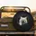 Fluffy Creamy Green Eye Cat Jagged Tear Black Void - Home Decor Cat Lover Gift Spare Tire Cover - 2