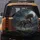 Majestic Black Horse Golden Baroque Full Moon Night Sky Rocky Terrain - Fantasy Lover Gift Spare Tire Cover - 5