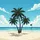 Sandy Beach Palm Trees Ocean Waves Aqua Blue Sky White Clouds - Tropical Travel Essential Gift Spare Tire Cover - 6