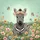 Baby Zebra Wildflower Crown Butterflies Meadow - Wildlife Lover Gift Spare Tire Cover - 6