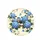 Blue Bird Hydrangea Butterfly Botanical - Wildlife Lover Gift Spare Tire Cover - 4