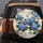 Blue Bird Hydrangea Butterfly Botanical - Wildlife Lover Gift Spare Tire Cover - 5