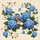 Blue Bird Hydrangea Butterfly Botanical - Wildlife Lover Gift Spare Tire Cover - 6