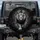 Male Lion Thick Mane Stride Glowing Eyes Smoke Jungle - Wildlife Lover Gift Spare Tire Cover - 1