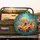 Orange Octopus Fantastical Jungle - Wildlife Lover Gift Spare Tire Cover - 2