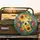 Richly Colored Stained Glass Hummingbirds Sunflowers Bellflowers - Wildlife Lover Gift Spare Tire Cover - 2