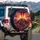 Volcanic Mountain Eruption Sunset - Outdoor Adventure Gift for Explorer Spare Tire Cover - 3