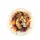 Majestic Lion Head Organic Shapes Burst - Wildlife Lover Gift for Lion Lover Spare Tire Cover - 4
