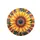 Radiant Sunflower Psychedelic Swirls - Home Decor Gift for Garden Lover Spare Tire Cover - 4