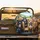 Four Dog Breeds Road Trip Car Cabin Rolling Hills - Pet Lover Gift Spare Tire Cover - 2