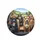 Four Dog Breeds Road Trip Car Cabin Rolling Hills - Pet Lover Gift Spare Tire Cover - 4