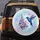 Blue Purple Hummingbird Lavender Flowers Butterflies - Wildlife Lover Gift for Garden Lover Spare Tire Cover - 5